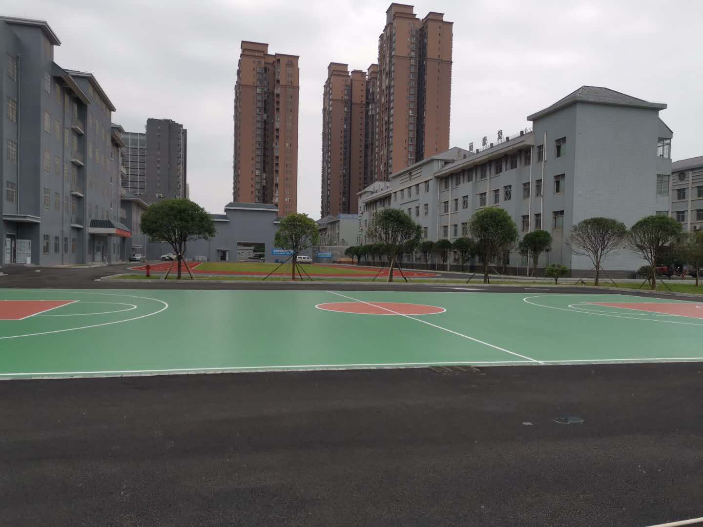 湘潭市九华戒毒所（市级）塑胶跑道、新一代硅PU篮球场项目